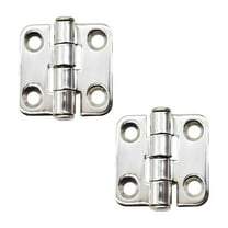 MARINE CITY 304 Grade Stainless Steel Strong and Durable Heavy Duty Corrosion Resistant Door Hinges for Size:1-2/5 x 1-1/2 Inches Boats Yachts Doors Motor Boxes RVs Pack of 2