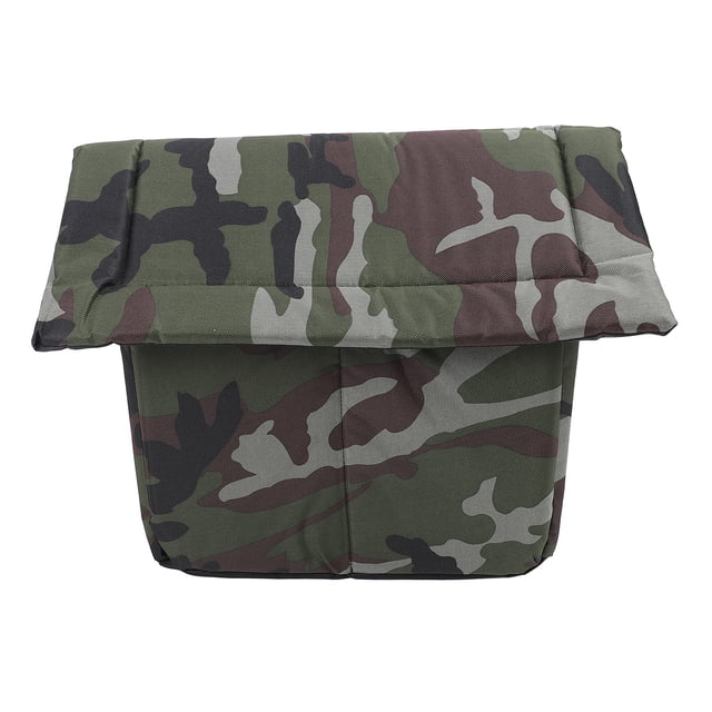 Casa De Gato De Al Aire Libre Cálido, Refugio De Gato De Tela Oxford Plegable Con Clavos De Clavos Molidos Y Colchonet Mat A Dormir Para Dormir Para Gatos Callejeros Perros