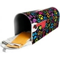 thumbnail image 5 of Colorful Dog Paw Print Mailbox Covers Magnetic Standard Size,Mailbox Wraps Post Letter Box Outdoor Home Garden Yard Decor 21x18 in, 5 of 7