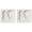 2Pcs White, variant on SPOORYYO Glitter Christmas Bow Ornaments Sparkly Sequin Fabric Bows Decorative Holiday Bows for Christmas Tree Wreath Gift Wrapping Party Home Decor, 1Pc Yellow