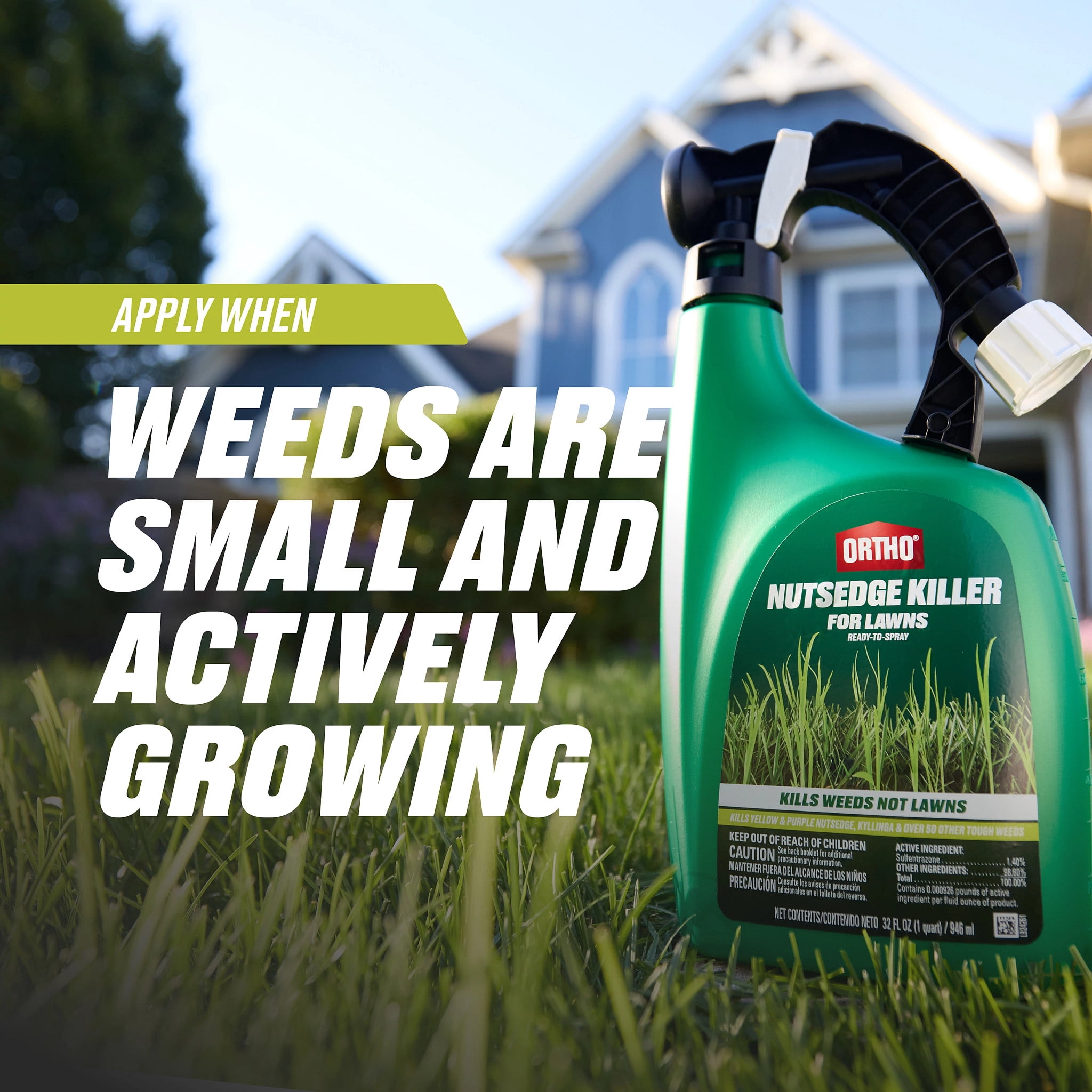 Ortho Nutsedge Weed Killer for Lawns Ready-to-Spray 32 oz.
