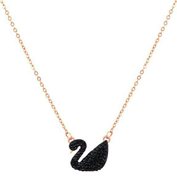 Artificial Imitation Jewellery Elegant Stylish Party & Casual Wear American Diamond Pendant with Gold Plated Necklace Chain (Pack of 1) (JS Chain 25 Duck)