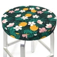 thumbnail image 3 of Lsque Tropical Fruit Round Bar chair cushion covers Velvet Fabric Premium Comfort Protects from Scratches and Stains for 14-17 Inch Chair- 12 inch, 3 of 7