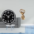 thumbnail image 2 of Reloj de pared,Reloj de pared silencioso y decorativo que no hace tictac,Reloj moderno de 12 pulgadas para pared de casa o oficina,sencillo.,Estatua de pareja,Figura de pareja,arte, 2 of 8