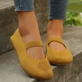 thumbnail image 2 of Womens Wedges Low Heels Ballet Flats Dress Shoes Comfortable Knitted Casual Slip on Walking Loafers Autumn, 2 of 6