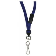 C-Line Standard Lanyard with Swivel Hook, Blue, Pack of 12