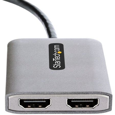 StarTech.com USB-C-2x HDMI 変換アダプター/分配器 MST14CD122HD