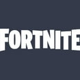 thumbnail image 2 of Junior's Fortnite Classic White Logo Racerback Tank Top Indigo Small, 2 of 4