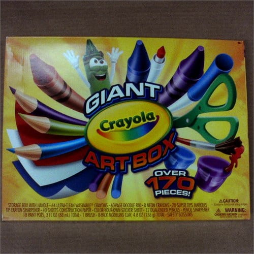 Crayola Giant Art box, 177 Count - Walmart.com
