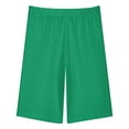 thumbnail image 6 of Eltusu Girls Outfit Sets, Short Sleeve Crewneck Solid Color T-Shirts & Shorts Sets Green Size 14-15 T, 6 of 7