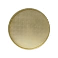thumbnail image 3 of Christopher Knight Home Braeburn Round Hammered Iron Coffee Table by  Gold Hammered, 3 of 5