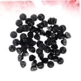 thumbnail image 3 of OULII Pin Backs 200Pcs Black PVC Plastic Caps for DIY Craft Projects and Home Use, 3 of 8