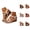 Beige, variant on Wedge Sandals for Women 2026 Summer Trendy Pu Leather Open Toe Ankle Strap Indoor Outdoor Beach Sandals