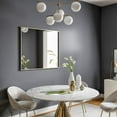 thumbnail image 2 of EVIVA Gold 36X30 Inch Modern Framed Bathroom Mirror, 2 of 13