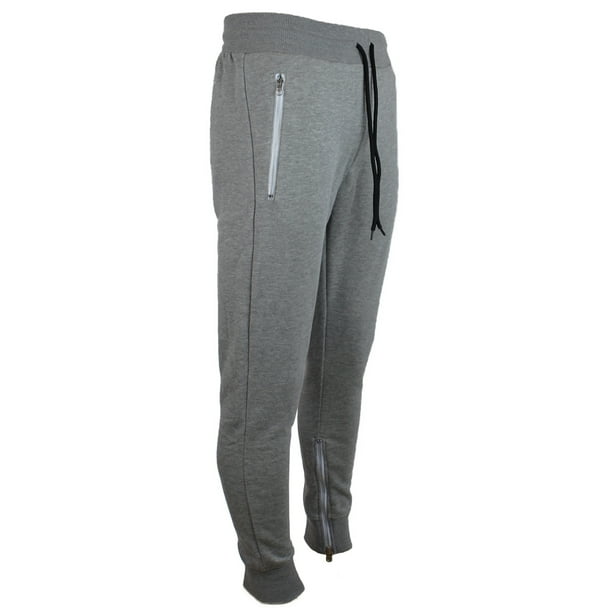 sweatpants with zipper bottom