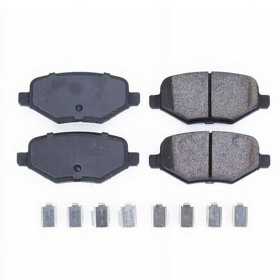 PowerStop 17-1754 Disc Brake Pad Set Ford, Lincoln Disc Brake Pad Set - Rear