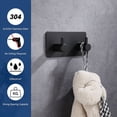 thumbnail image 3 of Gancho adhesivo para toallas de baño Ducha sin taladro Gancho para colgar en la pared de alta resistencia Toallero autoadhesivo Gancho para revestimiento de pared Cepillo de cocina Gancho adhesivo de, 3 of 5