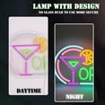 thumbnail image 4 of UPONRAY Cocktail Open Neon Signs, 13.8"*8.5" Dimmable & USB-Powered LED Neon Light, Stylish Wall Decor for Restaurant, Store, Bar, Cafe, Club, 4 of 8
