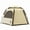Khaki, variant on Qunature Outdoor Camping Tent Automatic Quick Open Rainfly and Waterproof Tent Easy Setting Up
