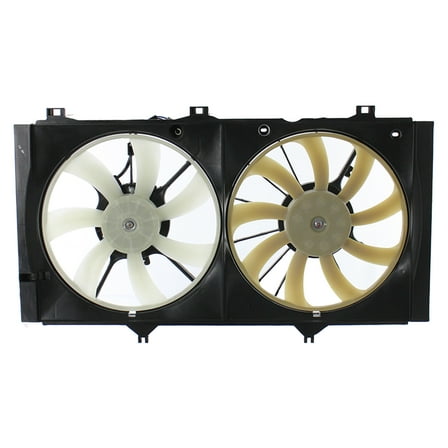 Agility Auto Parts 6010195 Dual Radiator and Condenser Fan Assembly for Toyota Specific Models