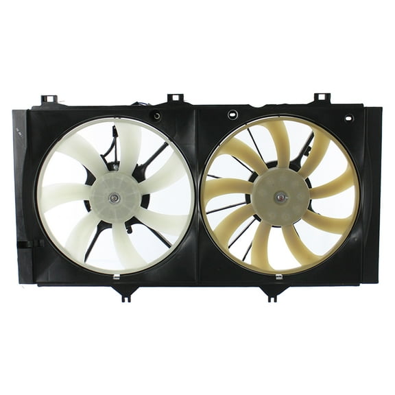 Agility Auto Parts 6010195 Dual Radiator and Condenser Fan Assembly for Toyota Specific Models