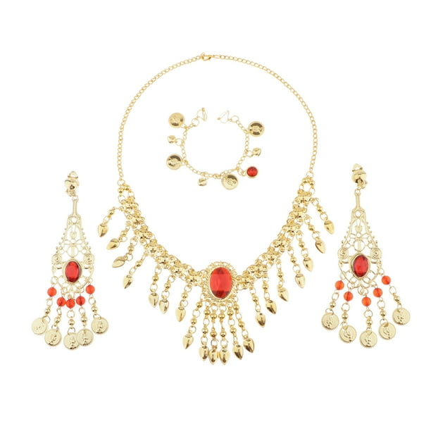 Joyería de danza del vientre Zulema Set de Accesorios de Vientre para Adultos
