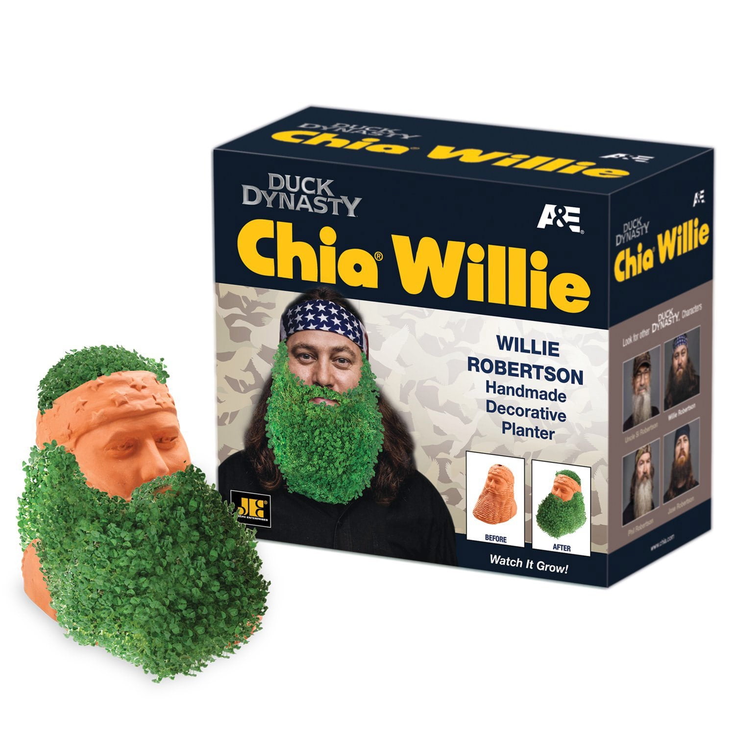 Chia Willie Duck Dynasty Planter