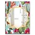 thumbnail image 3 of DESIGN ART Designart 'Cactus Pattern Watercolor' Traditional Mirror - Frameless Printed Wall Mirror 23.7in.x31.5in., 3 of 5