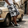 thumbnail image 6 of Camo Cargo Shorts for Men Summer Workout Hiking Shorts with Pockets Knee Length Casual Loose Bermuda Athletic Short, 6 of 6