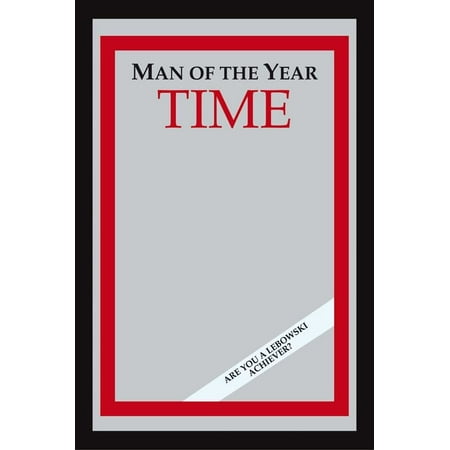 Mirror Magazine - The Big Lebowski - Time Magazine Man Of The Year - XL Bar Mirror (Are You A Lebowski Achiever?)