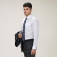 thumbnail image 4 of Camisa XPIZH de manga larga con bolsillo elástico blanca, 4 of 6