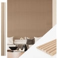 thumbnail image 5 of Slat Wood Wall Paneling for Interior and Ceiling Decoration - Pack of + End-Trim  Size x Smoked Oak, 5 of 5