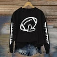 thumbnail image 2 of NMMUED Oversized Sweatshirt for Women, Womens Tops Casual, Fall Tops for Women, Long Sleeve Tops for Women, Fall Sweatshirts for Women, Black L, 2 of 4