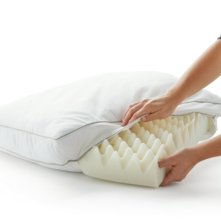 COMFILIFE Memory Foam Sleep Lumbar Support Pillow R-TRI-232 - The Home Depot