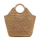 thumbnail image 1 of Bolso de paja para mujer, tejido a mano, grande, informal, tipo hobo, para playa, para uso diario, viajes a la playa, 1 of 5