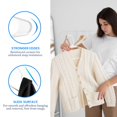 thumbnail image 4 of Perchas HealSmart de plástico, 30 unidades, color blanco, 4 of 9
