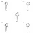 thumbnail image 3 of Toystoory Juego de 4 Uds. De fundas para cepillos de dientes, tapa de cabeza de cepillo de eléctrico Universal de plástico, tapas protectoras Type2 Toystoory CBP046475, 3 of 6