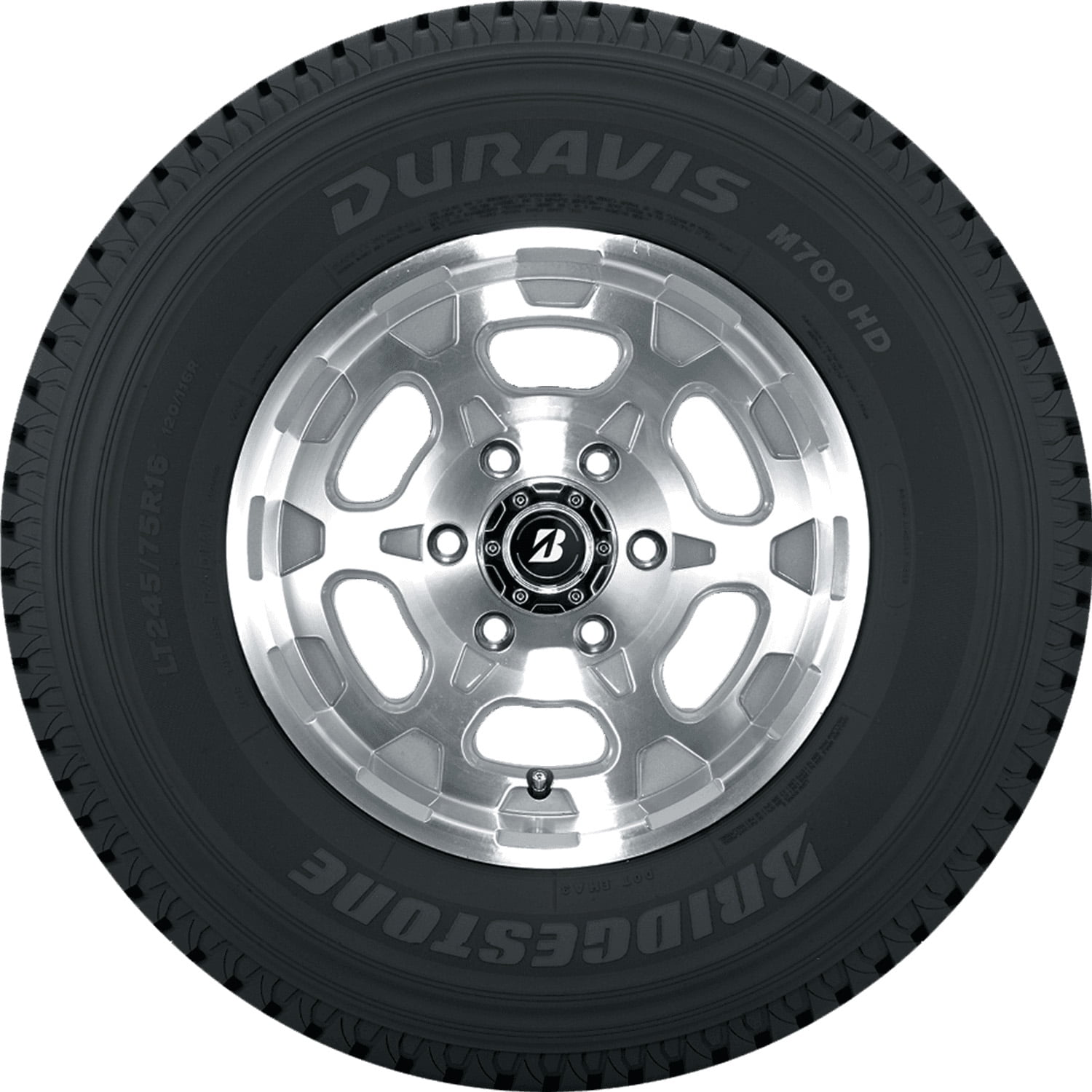 Bridgestone Duravis HD 120/116R Terrain All Truck LT245/75R16 Tire M700 E Light