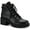 Black, variant on Sun + Stone Womens Ruthee Lugged Sole Faux Leather Ankle Boots