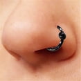 thumbnail image 4 of Nose Ring Stainless Steel 8PCS Dot Nose Cartilage Ring Nose Piercing Jewelry, 4 of 10