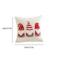 thumbnail image 3 of Lilixerw Christmas Gnome Pillow Covers,17.7x17.7 Inch,Merry Xmas Decorations Outdoor Throw Pillow Covers,Winter Holiday Square Pillowcases,for Patio Sofa Couch Bedroom Decorative, 3 of 6