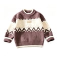 thumbnail image 6 of Guluxicc Kids Girls Turtleneck Cable Knit Sweater Long Sleeve Chunky Pullover Sweaters Fall Winter Loose Tops 3-8 Years, 6 of 6