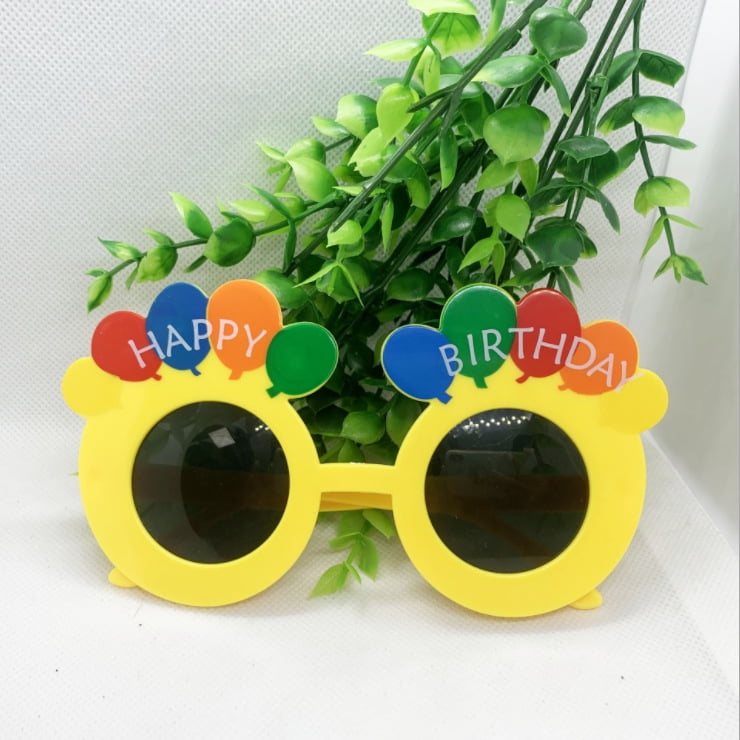 3 Pack Happy Birthday Party Sunglasses, Party Favors,Funny Costume