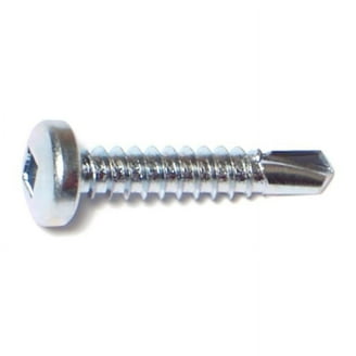 Small Parts #10-16 X 3/4" Steel Self-Drilling Screws, Zinc Plated, Pan Head Star Drive, Pack Of 100