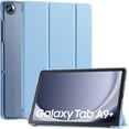 thumbnail image 1 of KOMI Étui pour Samsung Galaxy Tab A9 Plus 2023, Étui Rigide Mince avec Support, Couverture Intelligente de Protection avec Fonction de Mise en Veille/réveil Automatique pour Samsung Galaxy Tab A9 + Tablette 10,9 Pouces, Bleu Pâle, 1 of 5