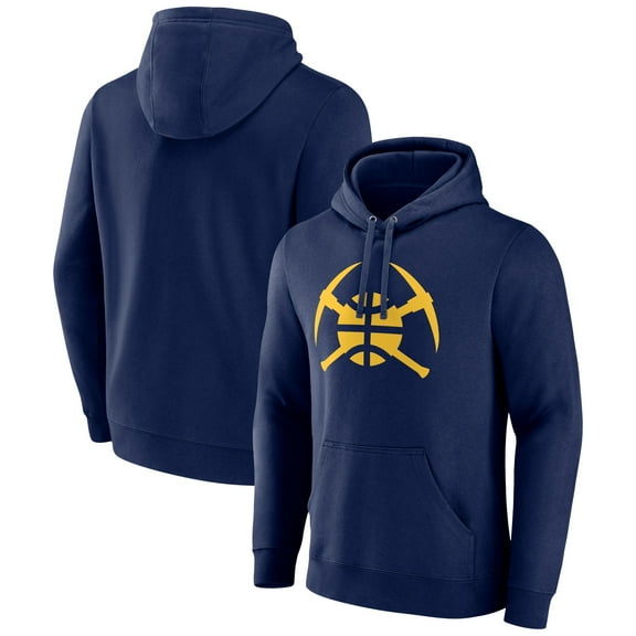 Men's Navy Denver Nuggets Alternate Logo Pullover Hoodie
