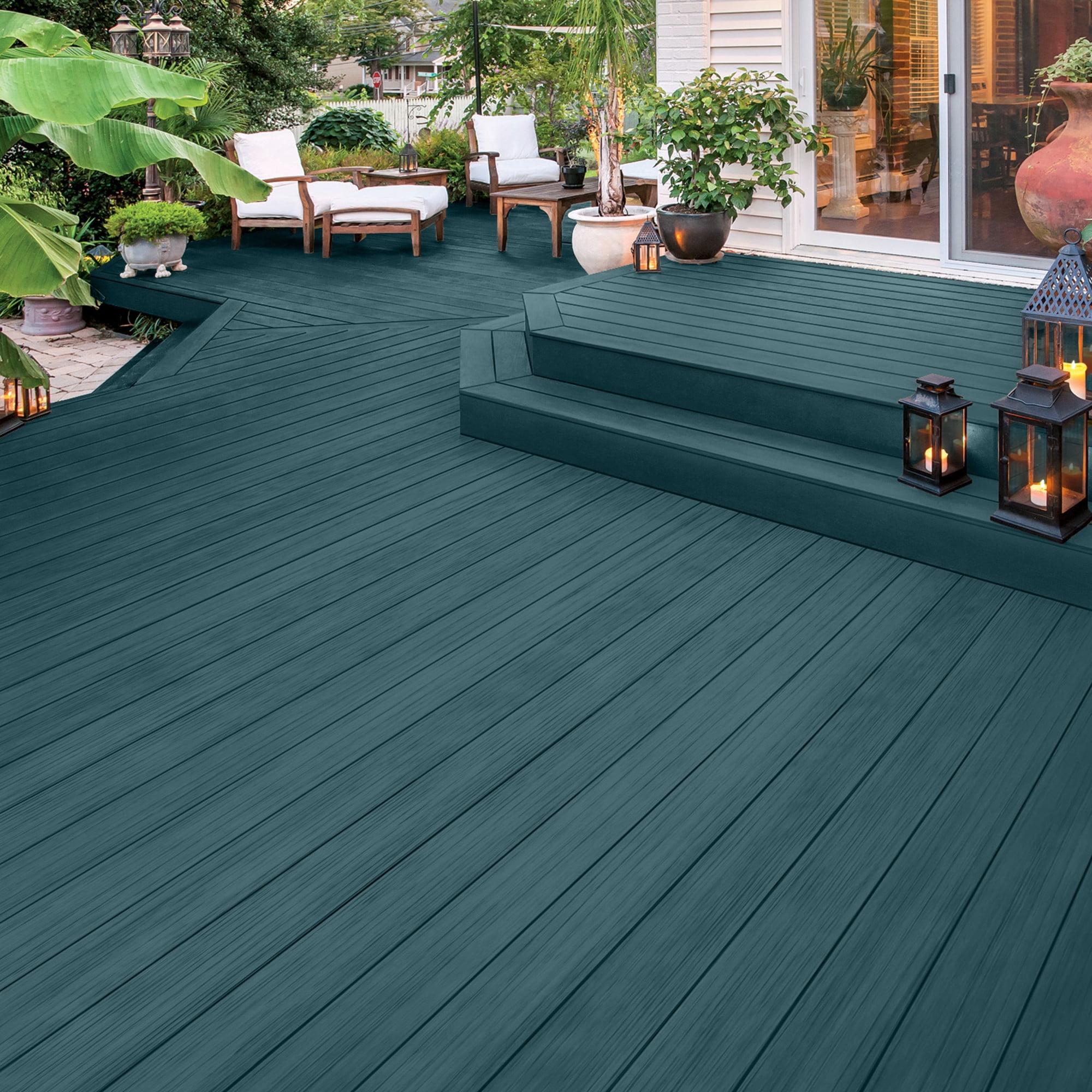 Olympic Maximum 1 Gallon SC-1002 Amsterdam Solid Color Exterior Stain and Sealer in One