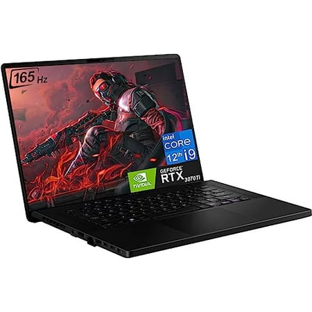 ASUS ROG Zephyrus Gaming Laptop 2023 Newest, 16" WQXGA 165Hz Display, 12th Generation Intel Core i9-12900H (14-Core), GeForce RTX 3070 Ti, 24GB DDR5 RAM, 1TB SSD, WiFi 6E, Windows 11 Home, Off Black