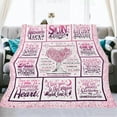 thumbnail image 2 of LHSHID Granddaughter Gifts from Grandma Granddaughter Birthday Gifts Granddaughter Gifts Gifts for Granddaughter Granddaughter Blanket from Grandparent to My Granddaughter 50x60in, 2 of 6