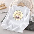 thumbnail image 5 of POP MART Labubu - Camiseta de manga larga para niños, bonito jersey con estampado de dibujos animados, para invierno, informal, cálida, para niños y niñas, regalos de cumpleaños, 5 of 5
